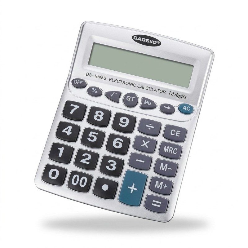 Calculator de birou electronic 12 digiți taste mari DS-1048S GAOSIIO